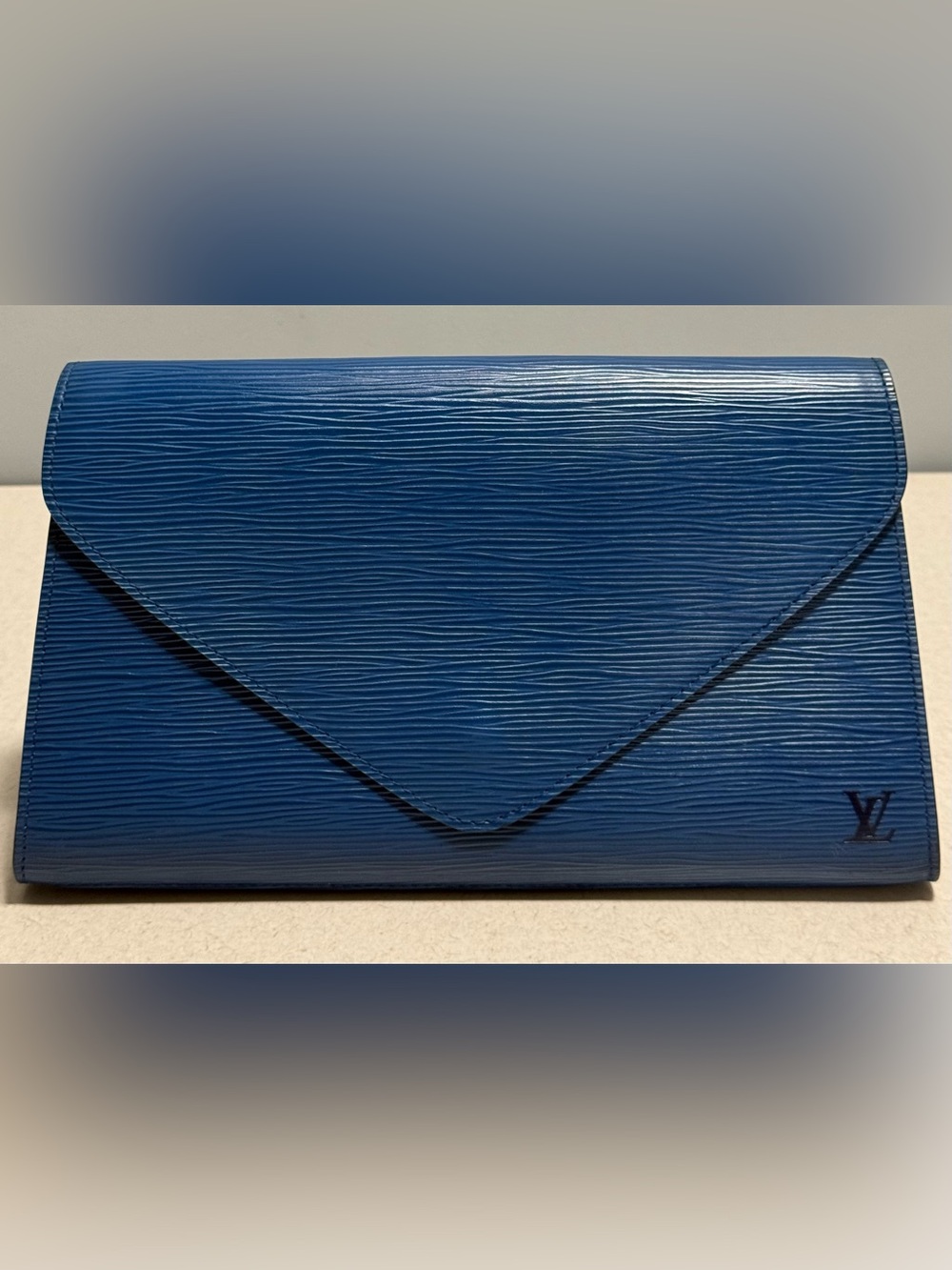 Louis Vuitton Vintage Art Deco Clutch Bag Epi Leather.